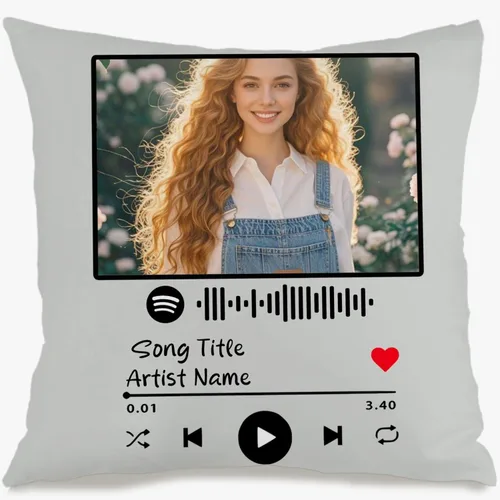 Vista 7 de Personalized Quote Pillow Case with one Photo and Your Added Words Building a Unique Decorative Cushion Suitable for Heartfelt Gift Sharing