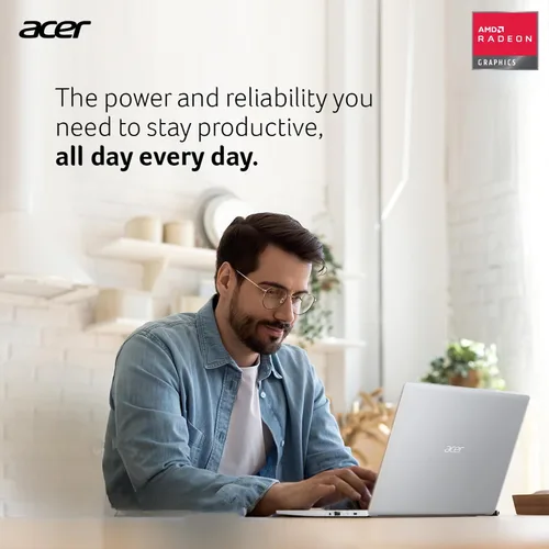 Vista 5 de Acer Aspire 3, portátil con pantalla táctil de 15.6", RAM DDR5 de 16 GB