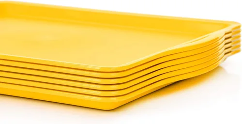 Vista 11 de Mintra Home Bandeja de servir duradera (1 unidad, verde) – Plato con asa de 14 pulgadas 'verde
