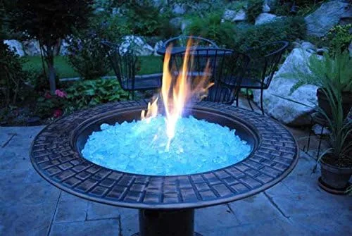 Vista 3 de Blueberry Firepit vidrio Bolsa de tamaño mediano, 22 Lb