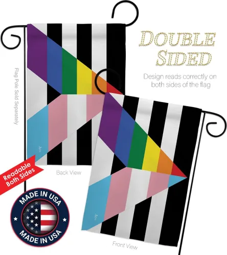 Vista 3 de LGBTQ Bandera del Mes del Orgullo Gay Trans Straight Ally Decoración de Jardín Decoración del Hogar Regalos Pequeña Bandera Arco Iris Bandera