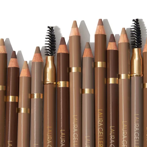 Vista 5 de LAURA GELLER NEW YORK Bravo Brows - Lápiz suave + cepillo, color rubio