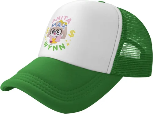 Vista 8 de Anita Max Wynn - Gorras de béisbol de malla de algodón con texto en inglés "I Need A Max Win I Need A Max Win