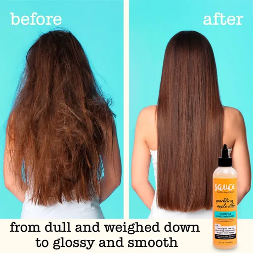 Vista 6 de SAUCE BEAUTY Tratamiento aclarador del cuero cabelludo (8 onzas líquidas) Limpiador espumoso para el cuero cabelludo y el cabello, removedor