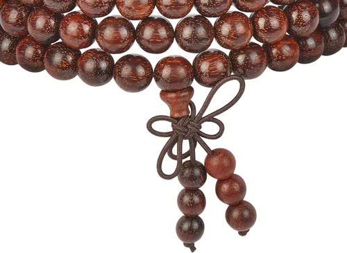 Vista 23 de Mala Beads Pulsera 108 0.315 in Meditación Sándalo Elástico..