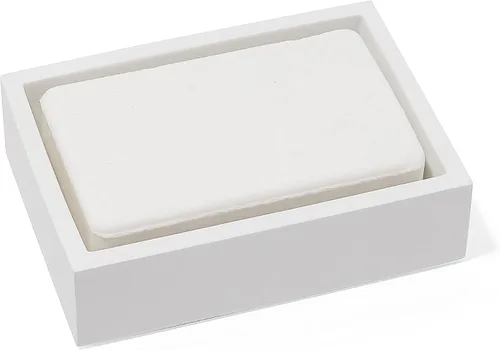 Vista 8 de Yew Design - Bandeja dispensadora de jabón redonda negra mate, bandeja organizadora de botellas de jabón y loción de 8 pulgadas para baños, cocinas