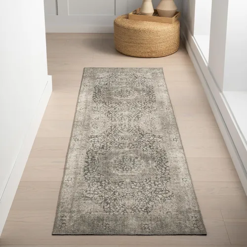 Vista 56 de nuLOOM Aether - Alfombra de área con medallón marrón, 8 x 10 pies Éter Marrón