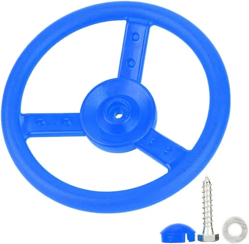 Vista 3 de Accesorio del volante Juego de columpios para patio de recreo de reemplazo (azul)