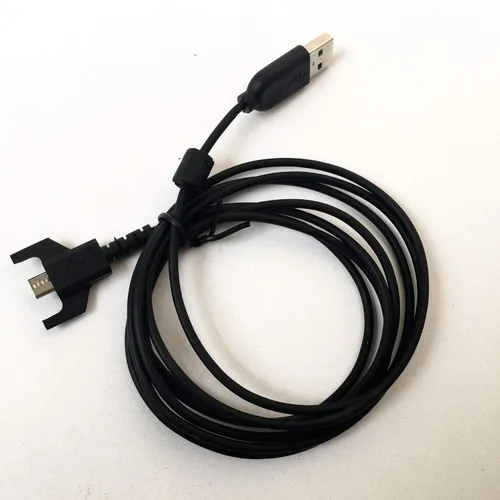Vista 2 de Mr.EV - Cable de carga USB para ratón Logitech G Pro para juegos inalámbricosteclados (negro)