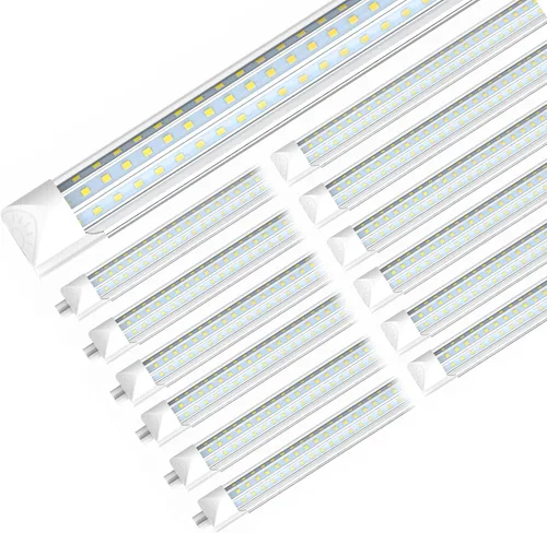 Vista 14 de SHOPLED Luz LED para tienda de 4 pies, 50 W 5000 K luz blanca diurna 8 pies 6000 K