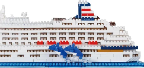 Vista 3 de nanoblock - mundialmente famoso - M.S. AsukaⅡ, kit de construcción de la serie Advanced Hobby
