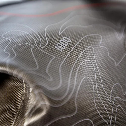 Vista 6 de Dagger On-Tap Dry Bag Duffel Bolsa seca para kayak con anillos de amarre Cremallera impermeable y correas de compresión, gris oscuro, 30L