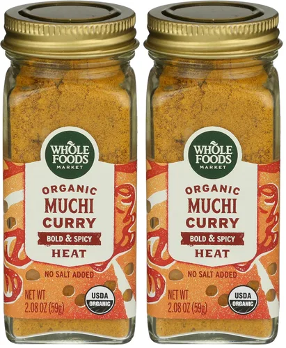 Vista 7 de Whole Foods Market, Condimento orgánico de curry Muchi, 2.08 onzas