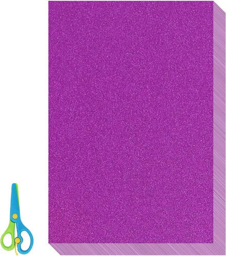 Vista 6 de Cartulina con purpurina, papel con purpurina para envolver regalos, álbumes de recortes, bricolaje, decoración de fiestas, proyectos