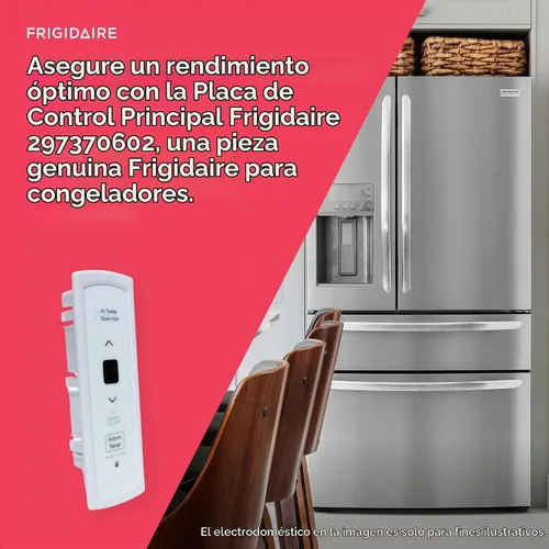 Vista 5 de Frigidaire 297370602 Tablero de control principal para congeladores, blanco