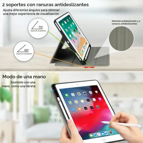 Vista 5 de Vimorco - Funda para iPad de 6ª/5ª generación 2018/2017 de 9,7 pulgadas Sendero de la playa Vista al mar