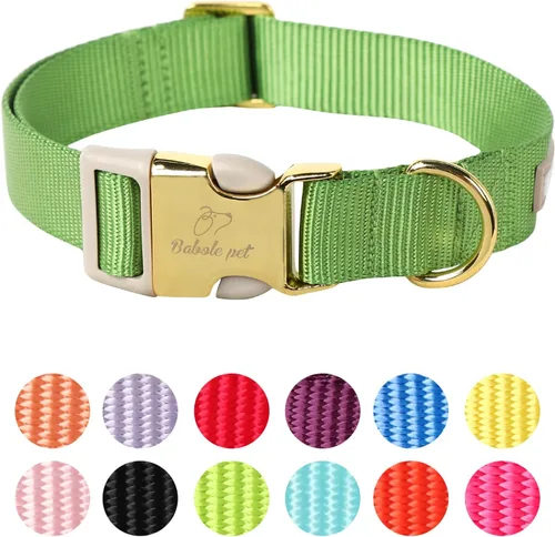 Vista 32 de Lindo Collar de Corduroy para Perro - Collar Ajustable Negro para Perros Pequeños de 4-10lbs, Resistente al Desvanecimiento con Cierre Seguro