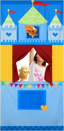 Vista 7 de VitalCozy Teatro de Marionetas para Entrada de Puerta con 2 Varillas Ajustables que se Adapta a la Mayoría de las Entradas de Puerta 67 x 31