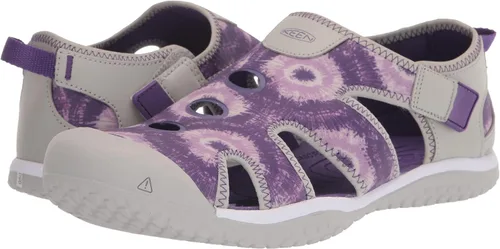 Vista 7 de KEEN Sandalias Stingray para niños, color rojo
