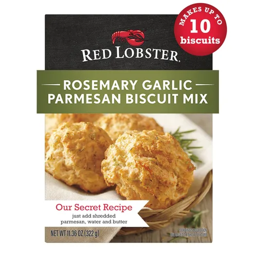 Vista 11 de Red Lobster Mezcla de galletas de parmesano y ajo y romero, condimento de hierbas y ajo y romero, caja de 11.36 onzas (paquete de 12)