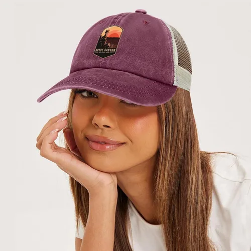 Vista 5 de Gorras de malla para senderismo, gorras de malla para hombre, gorras de béisbol Bryce Canyon National Park Caps