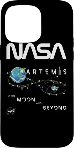 Vista 21 de NASA Artemis Mission Exploration Insignia Worm Logo Case for iPhone 17
