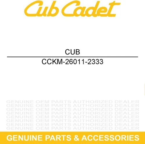Vista 2 de CUB CADET KM-26011-2333 Kawasaki - 2 cables grandes de campo 4x2 414 411