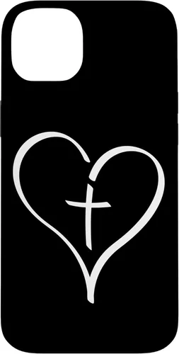 Vista 15 de Blessed Christian Heart Jesus Cross Christian Catholics Cute Case for iPhone 16