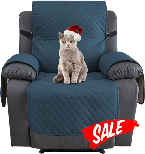 Vista 49 de XINEAGE Funda para Sillón Reclinable Resistente al Agua, Fundas Antideslizantes para Silla Reclinable con Bolsillos, Fundas Acolchadas Gruesas