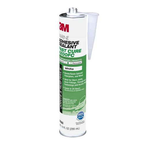 Vista 7 de 3M TALC Marine Sellador Adhesivo de Curado Rápido 4200 (05260) - Sellador Adhesivo Flexible Semi-Permanente para Barcos y Aplicaciones Marinas