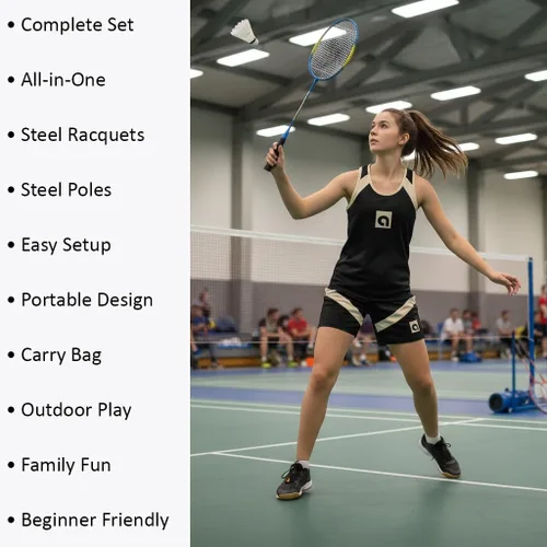 Vista 8 de Gamekraft set de bádminton