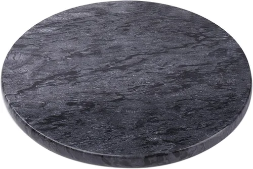 Vista 11 de Flexzion Tabla de cortar de mármol para cocina, losa de piedra de 11.4 x Negro