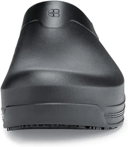 Vista 5 de Shoes for Crews Radium, Men's, Women's, Unisex Slip Resistant Work Clogs, Water Resistant, Black