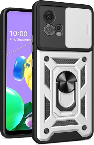 Vista 53 de Compatible con carcasa de soporte Infinix Zero Ultra 5G, con cubierta de lente de cámara deslizante compatible con funda Infinix Zero Ultra 5G Negro