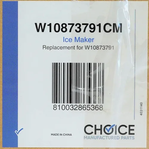 Vista 9 de W10873791 para máquina de hielo para refrigerador Whirlpool