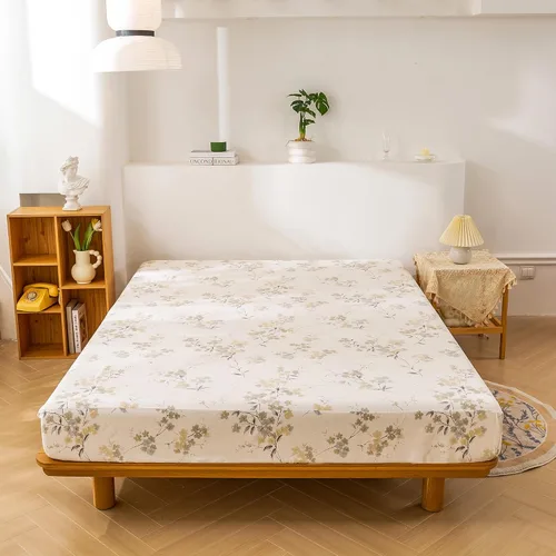 Vista 7 de ECOCOTT Sábana Bajera Ajustable - 100% Algodón Natural Seleccionado - Bolsillo Profundo Elástico, Resistente al Encogimiento y a la Decoloración