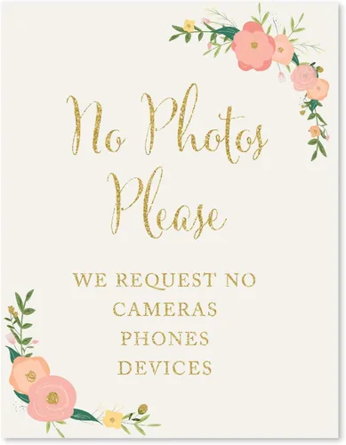 Vista 96 de Andaz Press Letreros de fiesta de boda, purpurina dorada sintética con flores florales de coral melocotón, 8.5 x 11 pulgadas, resalta tu versículo
