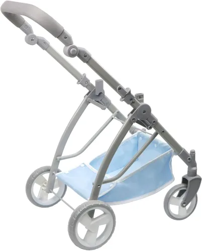 Vista 12 de JC Toys - Berenguer Boutique Cochecito deportivo plegable de lujo Colección Blue Royal para muñecas de hasta 20 pulgadas A partir de 3 años