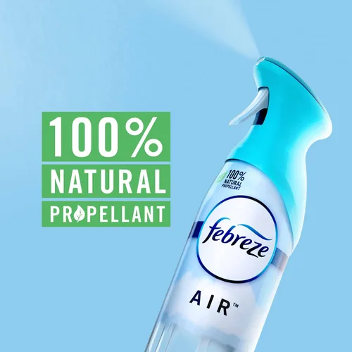 Vista 5 de Spray ambientador Febreze, aroma limpio y resistente, eliminador de olores para olores fuertes, 8.8 onzas (paquete de 3)