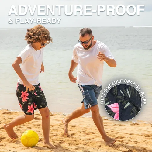 Vista 112 de Kanu Surf Traje de baño Yolo de secado rápido UPF 50+ para niños