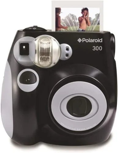 Vista 2 de Cámara analógica instantánea Polaroid Negro