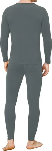 Vista 3 de INNERSY Conjunto de ropa interior térmica para hombre, ligero, capa base, pantalones largos para ejercicio de invierno