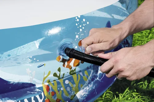 Vista 13 de BESTWAY Piscina familiar Mar Ground, 103.1 x 61.8 x 18.1 in, Mehrfarbig