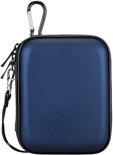 Vista 9 de Lacdo EVA funda de viaje a prueba de golpes para disco duro externo portable de 2.5 pulgadas, GPS, cámara y batería externa, Negro