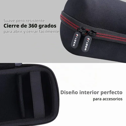 Vista 3 de LTGEM - Funda compatible con altavoz portátil JBL Pulse 4, color negro