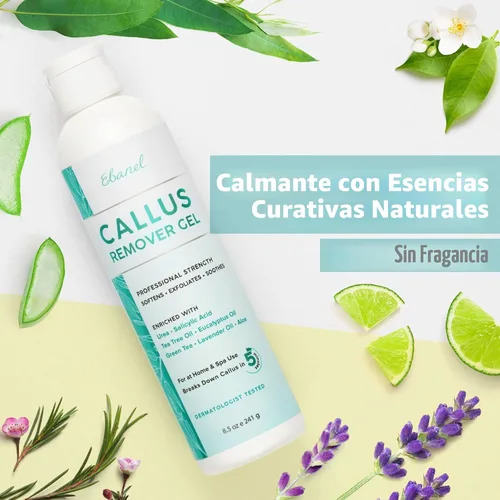Vista 5 de Ebanel Juego de removedor profesional de callos para pies y crema de urea 40% más ácido salicílico 2%, removedor de callos en el talón y pies, gel