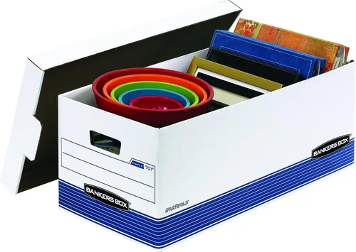 Vista 4 de Bankers Box STORFILE - Cajas de almacenamiento de tamaño medio