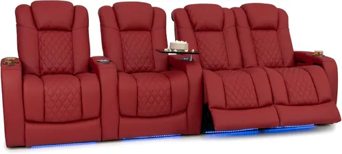 Vista 59 de Seatcraft Virtuoso 365 Asientos de cine en casa Admiral Fila de 2 Almirante