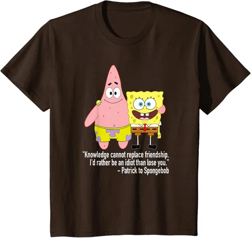 Vista 38 de Mademark x SpongeBob SquarePants - Patrick & SpongeBob - Camiseta de la amistad Asfalto