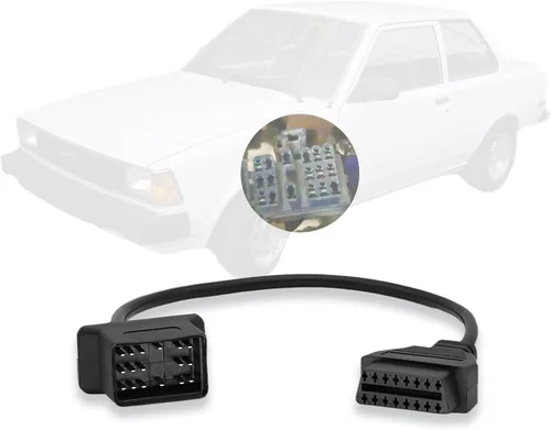 Vista 13 de Adaptador OBD1 a OBD2 para Honda Cable de 3 Pines, Compatible con Vehículo Honda Cable Adaptador de Conector Diagnóstico de 3pines Obd1 a 16pines